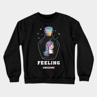 Feeling awesome Crewneck Sweatshirt